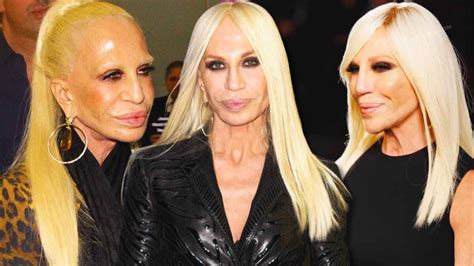 donatella versace santo|donatella versace face what happened.